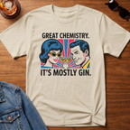 Great Chemistry T-Shirt — Sand B&T flat lay