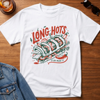 Philly Roast Pork T-Shirt — White B&T flat lay