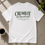 Crumb It graphic T-shirt in white by Butter & Tonic on s tee by Butter & Tonic