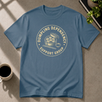 Dumpling graphic T-shirt in indigo-blue by Butter & Tonic on m tee by Butter & Tonic