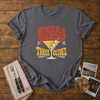 Extra Dirty Martini graphic T-shirt in charcoal by Butter & Tonic