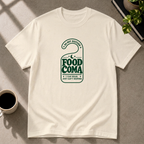 Food Coma graphic T-shirt in natural by Butter & Tonic on s tee by Butter & Tonic