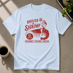Shrimp graphic T-shirt in light-blue by Butter & Tonic on m tee by Butter & Tonic