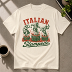 Italian food graphic T-shirt in natural by Butter & Tonic on s tee by Butter & Tonic