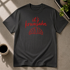 Croissant graphic T-shirt in black by Butter & Tonic on l tee by Butter & Tonic
