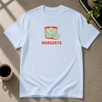 Margarita graphic T-shirt in light-blue by Butter & Tonic on xl tee by Butter & Tonic
