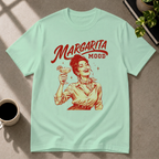 Margarita graphic T-shirt in mint-green by Butter & Tonic on xl tee by Butter & Tonic