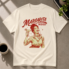 Margarita graphic T-shirt in natural by Butter & Tonic on m tee by Butter & Tonic