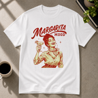 Margarita graphic T-shirt in white by Butter & Tonic on s tee by Butter & Tonic