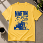 Martini graphic T-shirt in daisy by Butter & Tonic on m tee by Butter & Tonic