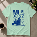 Martini graphic T-shirt in mint-green by Butter & Tonic on 3xl tee by Butter & Tonic