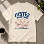Oyster graphic T-shirt in natural by Butter & Tonic on l tee by Butter & Tonic