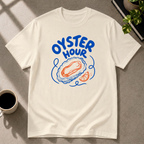 Oyster graphic T-shirt in natural by Butter & Tonic on l tee by Butter & Tonic