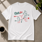 Pasta graphic T-shirt in white by Butter & Tonic on s tee by Butter & Tonic