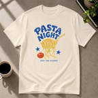 Pasta graphic T-shirt in natural by Butter & Tonic on l tee by Butter & Tonic