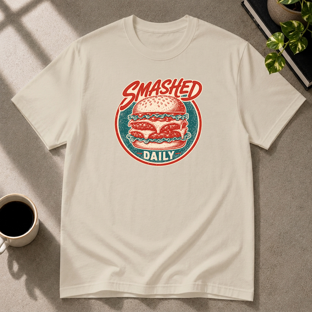 Avocado graphic T-shirt in sand by Butter & Tonic on 3xl tee by Butter & Tonic