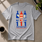 Cocktail graphic T-shirt in sport-grey by Butter & Tonic on m tee by Butter & Tonic