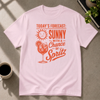 Cocktail graphic T-shirt in light-pink by Butter & Tonic on l tee by Butter & Tonic